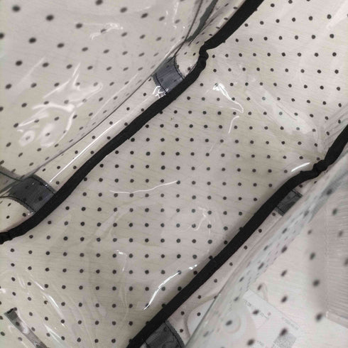 ラドロー LUDLOW FLCK TULL PVC チュール×PVC ドット トートバッグ レディース